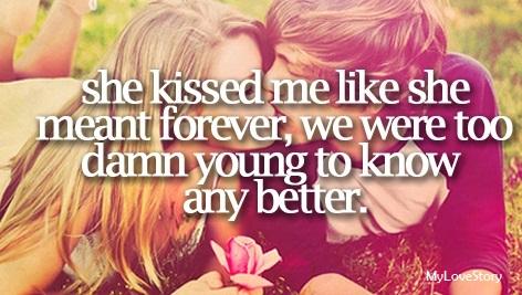 kissing quotes from songs