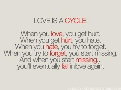 you love you get hurt when you get hurt you hate when you hate you ...