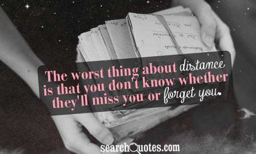 Missing you distance quotes