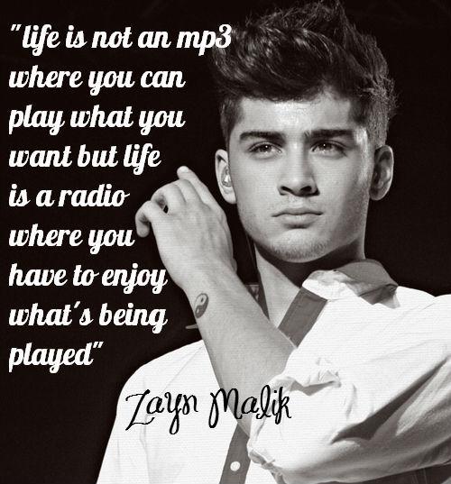 Life is not a mp3 player where you can play what you want but life is a radio where you have to enjoy what's being played.